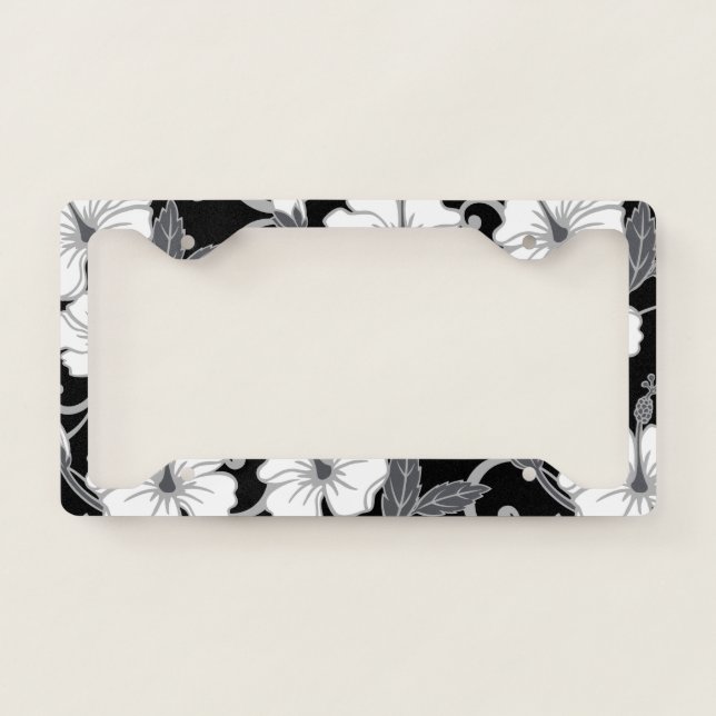 POLYNESIAN DREAM (BLACK) License Plate Frame (Front)