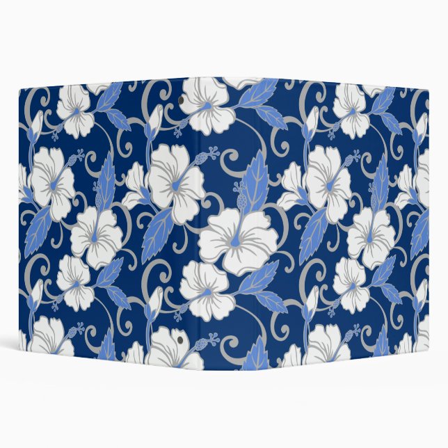 POLYNESIAN DREAM (BLUE) 3 RING BINDER (Background)