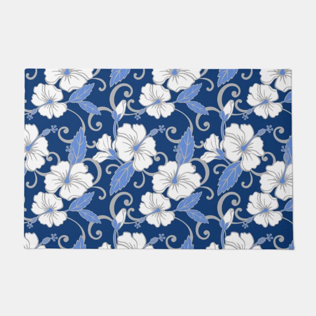 POLYNESIAN DREAM (BLUE) DOORMAT (Front)