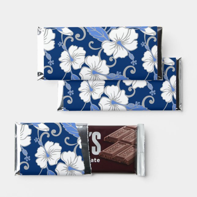POLYNESIAN DREAM (BLUE) HERSHEY BAR FAVORS (Front)