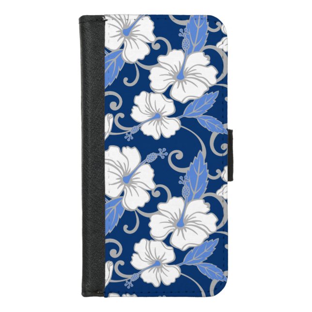 POLYNESIAN DREAM (BLUE) iPhone WALLET CASE (Front)