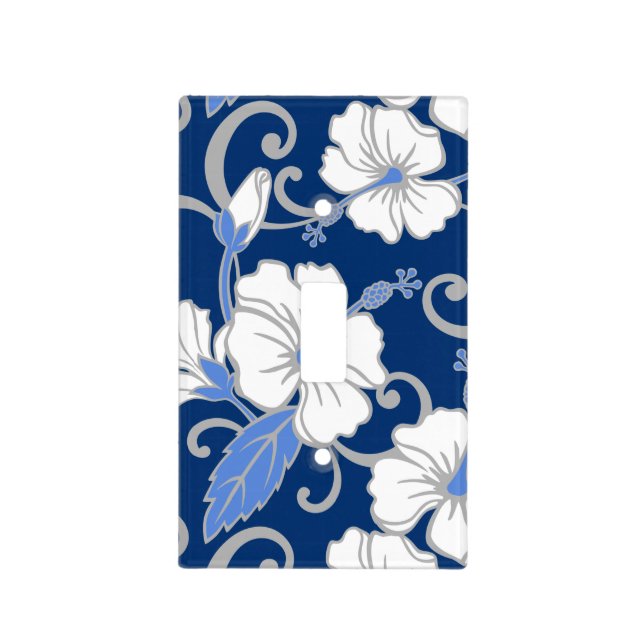 POLYNESIAN DREAM (BLUE) LIGHT SWITCH COVER (Front)