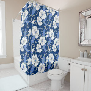 POLYNESIAN DREAM (BLUE) SHOWER CURTAIN