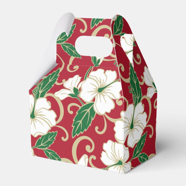 POLYNESIAN DREAM (CHRISTMAS) FAVOR BOXES (Front Side)