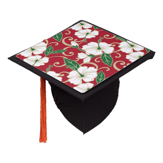 POLYNESIAN DREAM (CHRISTMAS) Graduation Cap Topper (Angled)