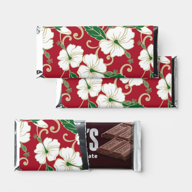 POLYNESIAN DREAM (CHRISTMAS) HERSHEY BAR FAVORS (Front)