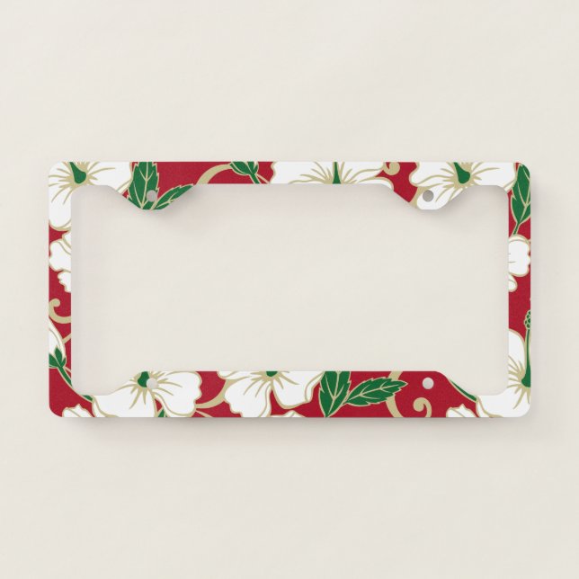 POLYNESIAN DREAM (CHRISTMAS) LICENSE PLATE FRAME (Front)