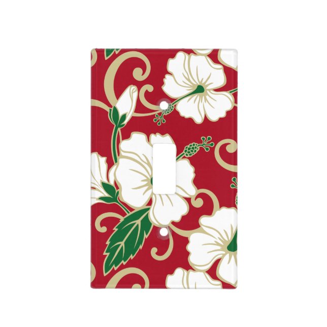 POLYNESIAN DREAM (CHRISTMAS) LIGHT SWITCH COVER (Front)