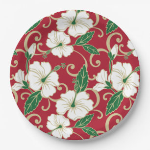 POLYNESIAN DREAM (CHRISTMAS) PAPER PLATES