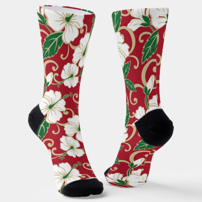 POLYNESIAN DREAM (CHRISTMAS) SOCKS (Angled)