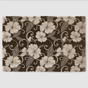 POLYNESIAN DREAM PATTERN IN BLACK FIBER DOORMAT