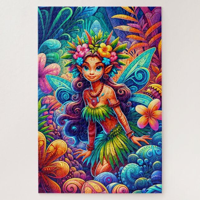 Polynesian Fairy Jigsaw Puzzle (Vertical)