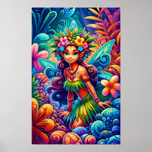 Polynesian Fairy Poster