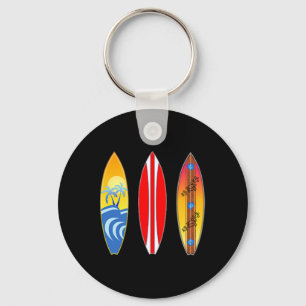 Polynesian Hawaii Tiki Surfing Surf Surfboard (2-s Keychain