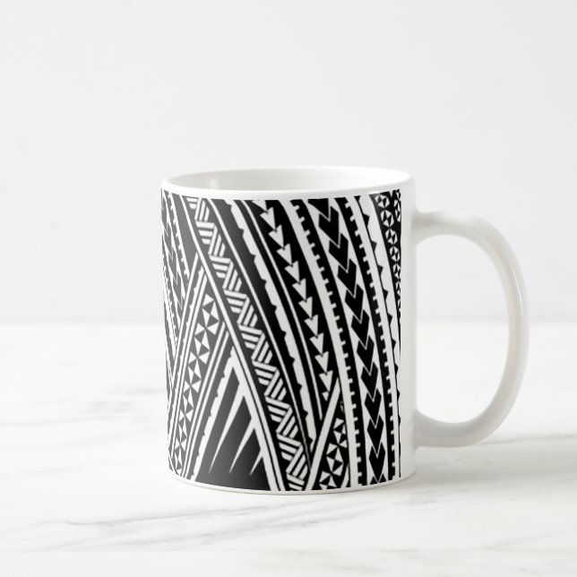 Polynesian Hawaiian Tribal Samoan Coffee Koko Mug (Right)
