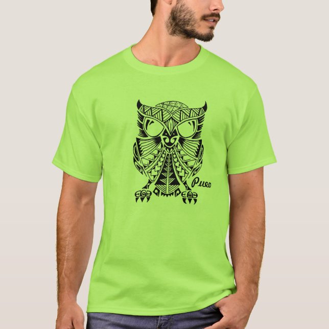 Polynesian Pueo "owl" Tee (Front)