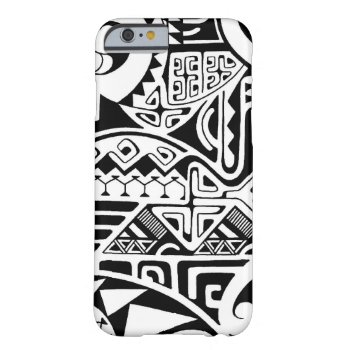 Polynesian Tribal "the Rock" Tattoo Design Barely There Iphone 6 Case by MarkStorm at Zazzle