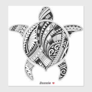 Polynesian Turtle Sticker