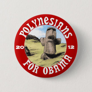 Polynesians for Obama Pinback Button