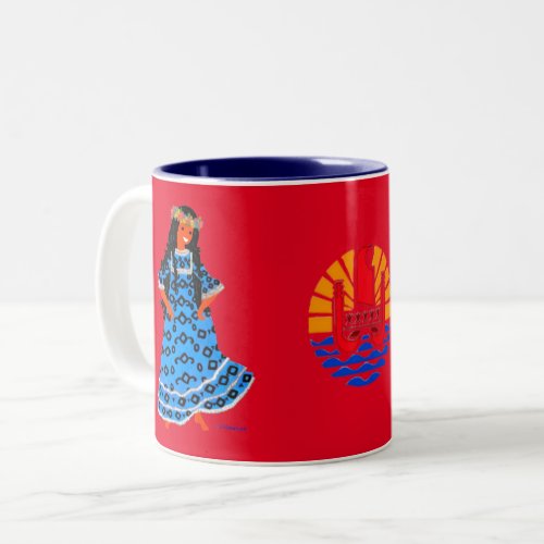 Polynsie Franaise Ocan Pacifique Two_Tone Coffee Mug