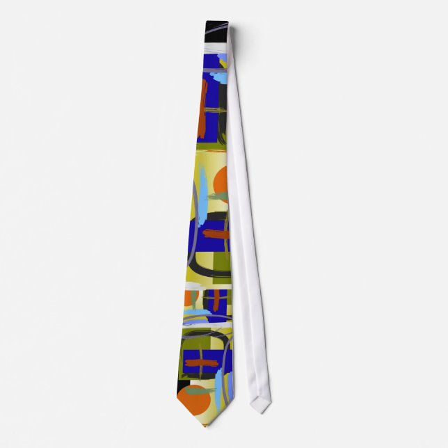 Polynesiology by Erik Van Jenosen Tie (Front)