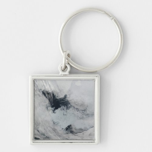 Polynya open water in the Beaufort Sea Keychain