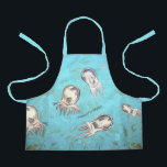 Polyorchis Jellyfish Kid’s All-Over Print Apron<br><div class="desc">This Polyorchis Jellyfish Kid’s All-Over Print Apron is a fun way to keep your kid's clothes free from the mess of cooking, or arts & craft projects. Also a great gift item, for birthdays, Christmas, Hanukkah, or any other special occasion. One size only. There is a companion apron, the Whimsical...</div>