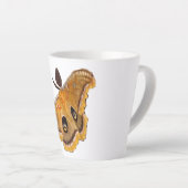 Polyphemus Moth Latte Mug (Right Angle)