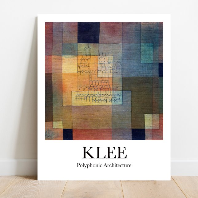 Polyphonic Architecture by Paul Klee Poster (
Klee's Polyphonic Architecture: Own this iconic masterpiece! High-quality art print)