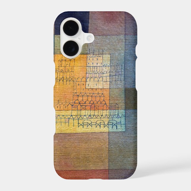 Polyphonic Architecture | Paul Klee | Iphone Case (Back)