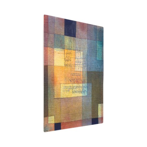 Polyphonic Architecture  Paul Klee  Metal Print