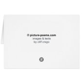 POLYPHONIC RIDGELINES: Glacier National Park Cards (Back Horizontal)