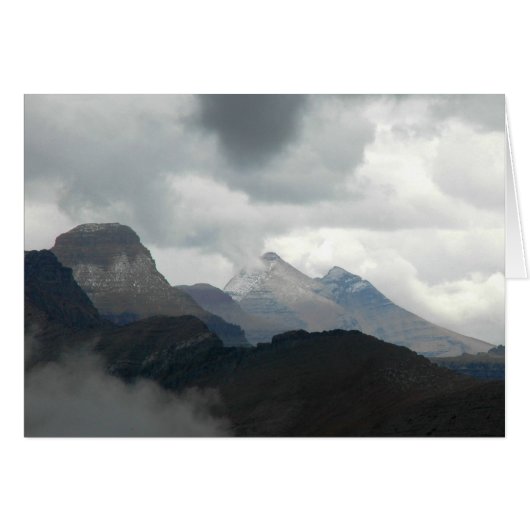 POLYPHONIC RIDGELINES: Glacier National Park Cards (Front Horizontal)