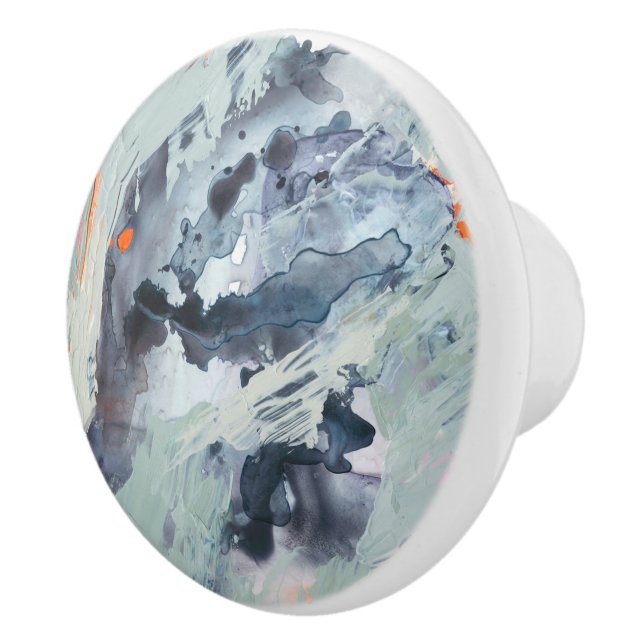 Polyphonic Sea - Blue Ceramic Knob (Right)