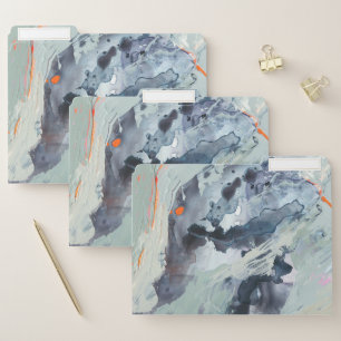 Polyphonic Sea - Blue File Folder