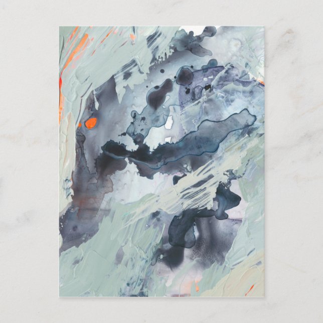 Polyphonic Sea - Blue Postcard (Front)