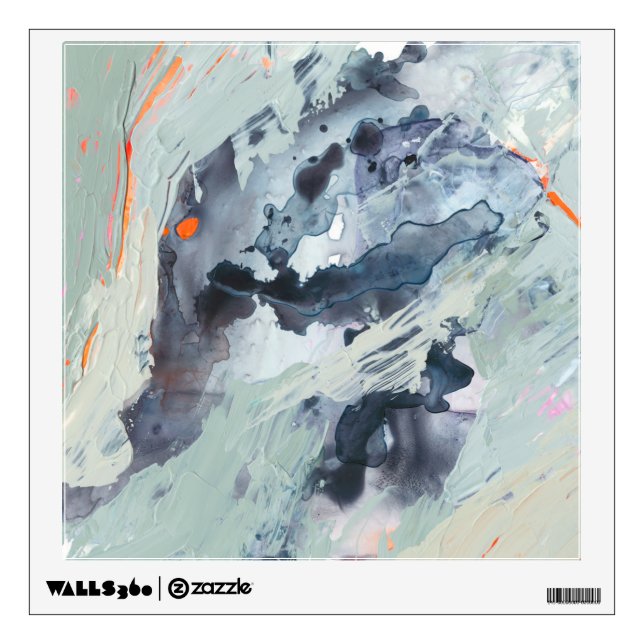 Polyphonic Sea - Blue Wall Decal (Front)