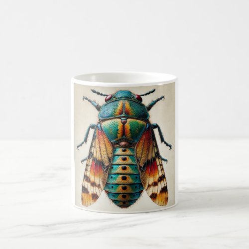 Polyrhaphis Insect in Watercolor and Ink 250624IRE Coffee Mug