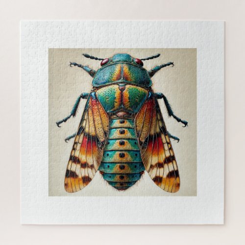 Polyrhaphis Insect in Watercolor and Ink 250624IRE Jigsaw Puzzle