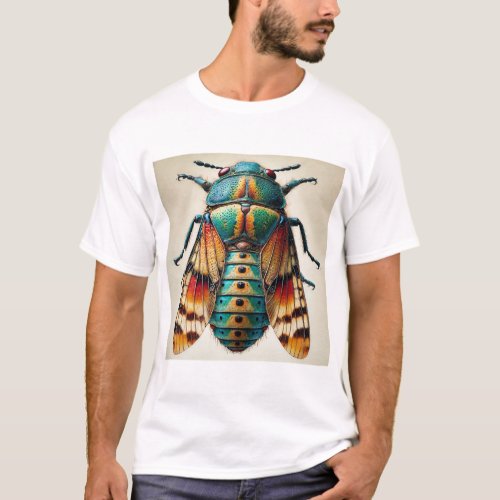Polyrhaphis Insect in Watercolor and Ink 250624IRE T_Shirt