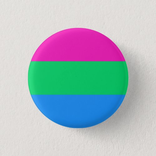Polysexual Flag Badge Button