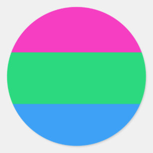 Polysexual Flag Classic Round Sticker