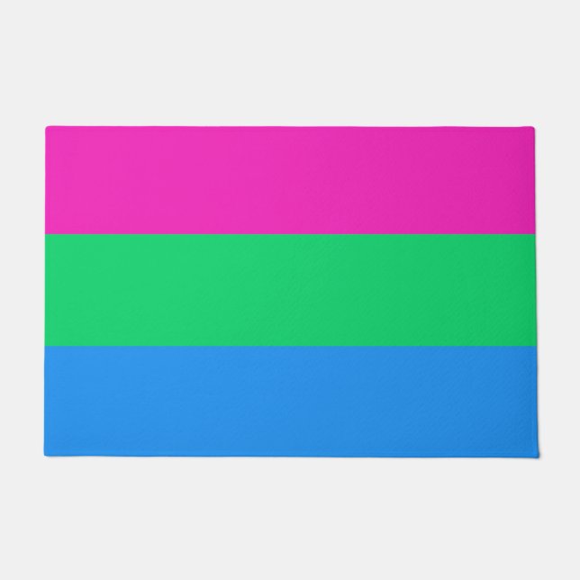 Polysexual Flag Doormat (Front)