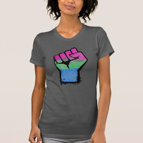 Polysexual Pride Fist T-Shirt
