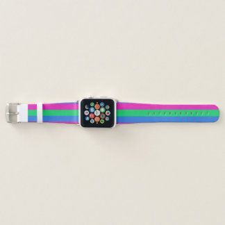 Polysexual Pride Flag Apple Watch Band