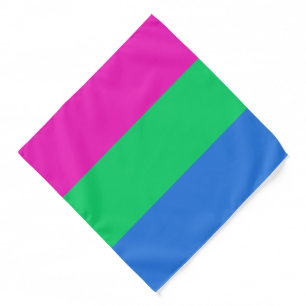 Polysexual Pride Flag Bandana