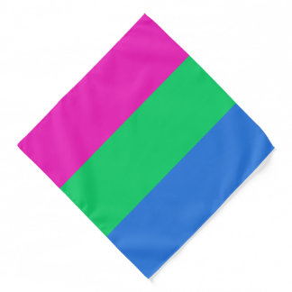 Polysexual Pride Flag Bandana