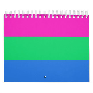 Polysexual Pride Flag Calendar
