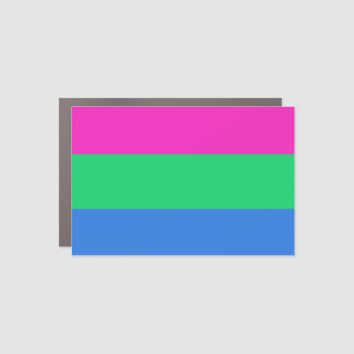Polysexual Pride Flag Car Magnet