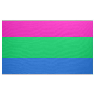 Polysexual Pride Flag Fabric